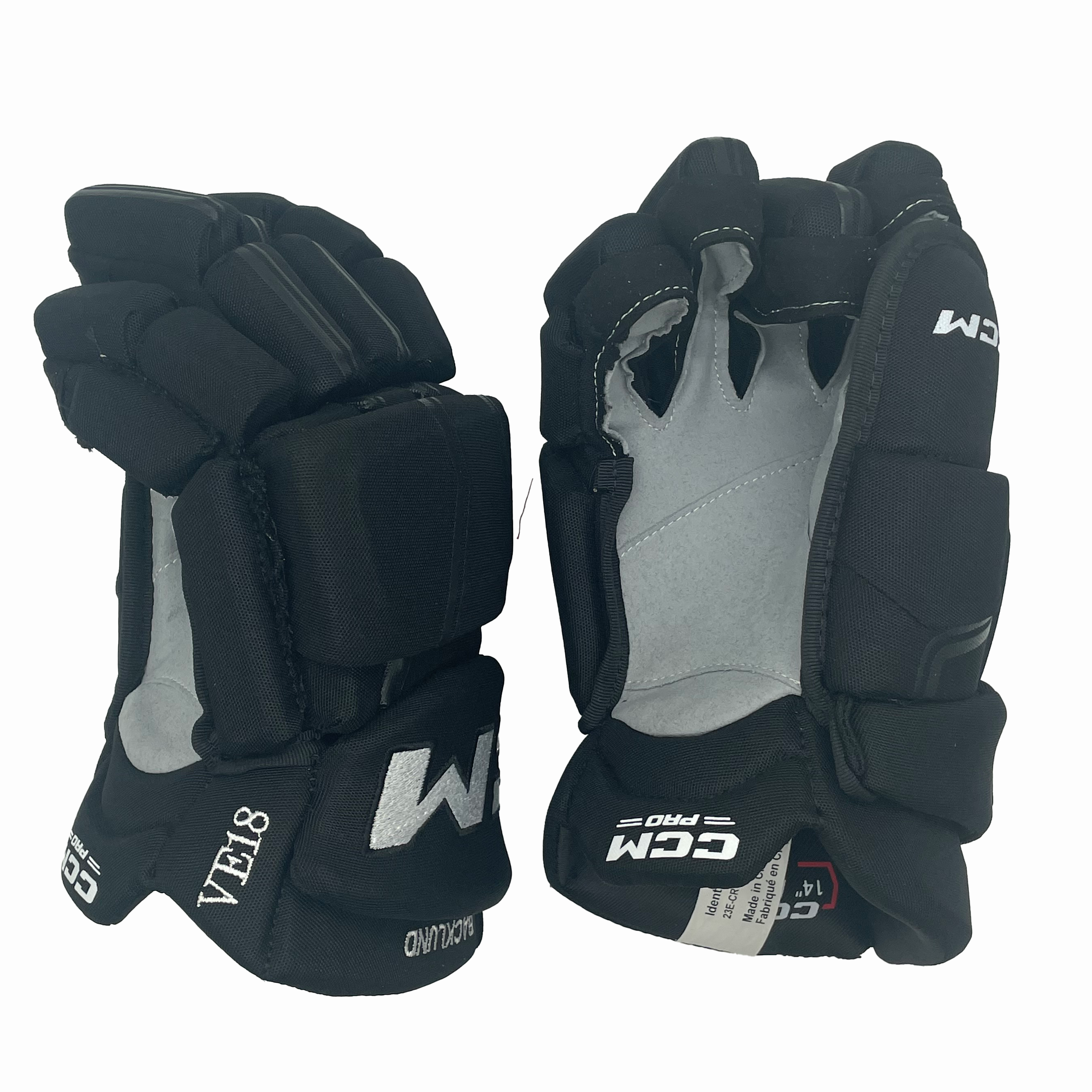 CCM HGQLPP - NHL Pro Stock Glove - Mikael Backlund (Black)